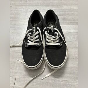 Vans Black Shoes Sneakers Mens Size 11 Skate Checker Suede Style